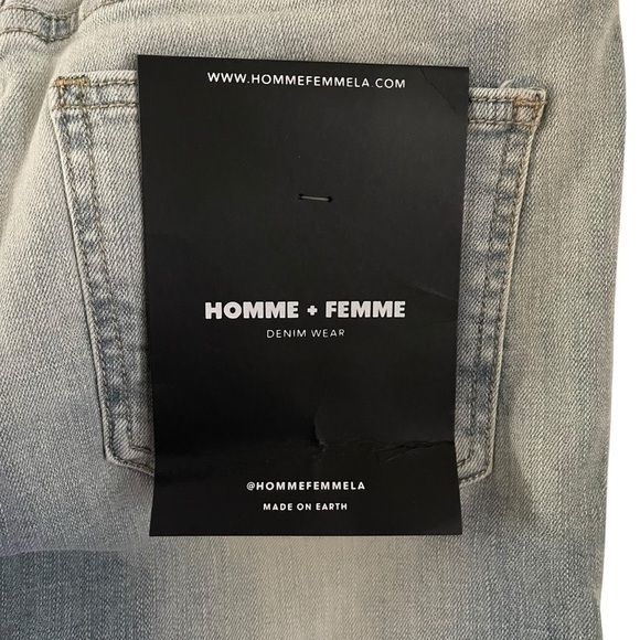 NWT Homme +Femme Women Jeans Size 32 - Picture 6 of 9